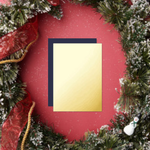 Create Your Own dark grey Custom personalised Foil Holiday Card