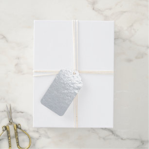 Create Your Own dark grey Custom personalised Gift Tags