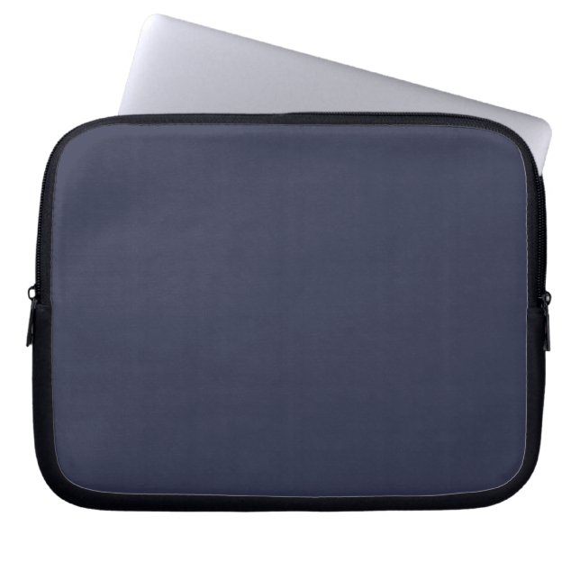 Create Your Own dark grey customisable Laptop Sleeve (Front)