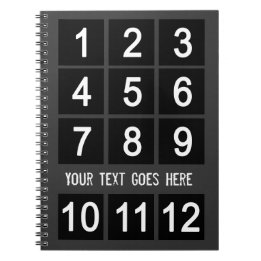 Create Your Own Dark Instagram Text Notebook