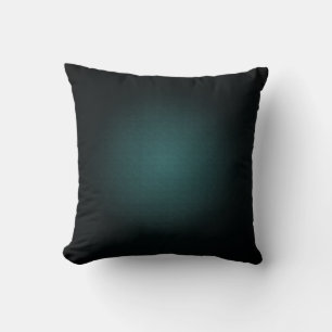 Create Your Own - Dark Spotlight Background Teal Cushion