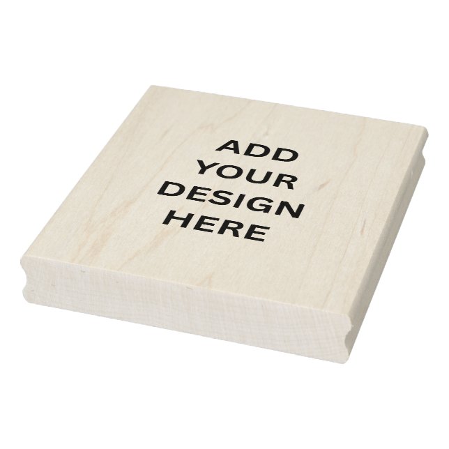 Create Your Own Design 4" x 5" Wood Art Stamp (Stamp)