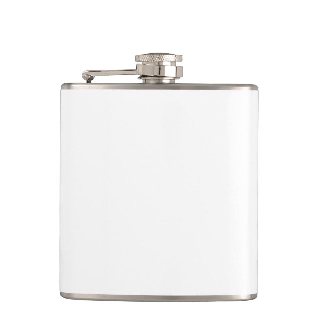 Create Your Own Design 6 oz Vinyl Wrapped Flask (Front)