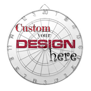 create your own design add image customise here dartboard
