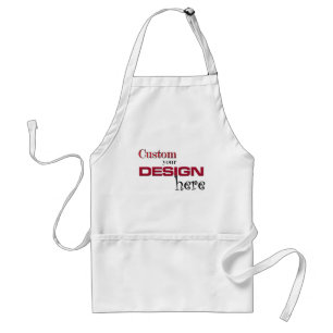create your own design add image customise here standard apron