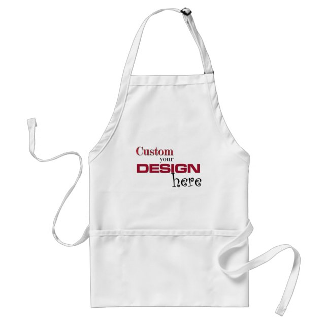 create your own design add image customise here standard apron (Front)