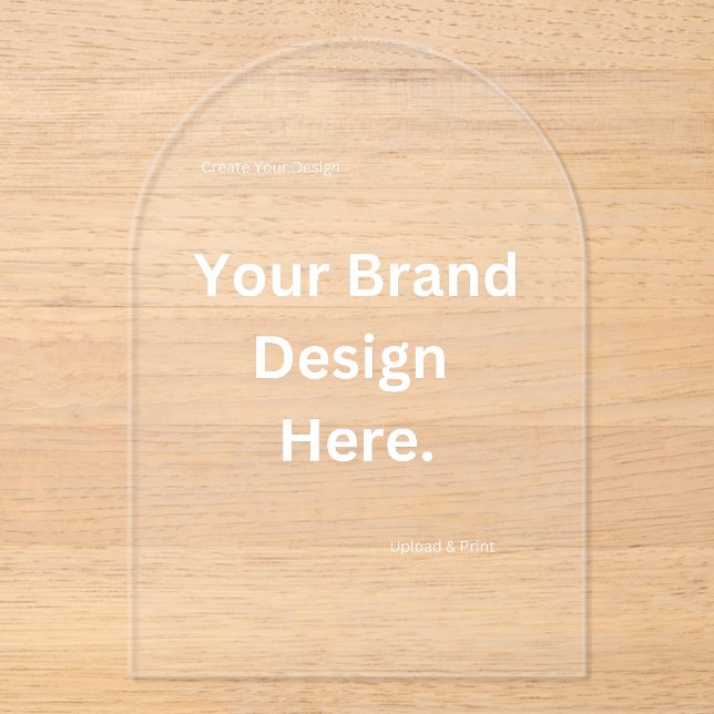 Create Your Own Design and Print Acrylic Invitations (Front)