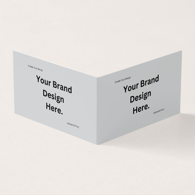 Create Your Own Design and Print Business Card (Outside)
