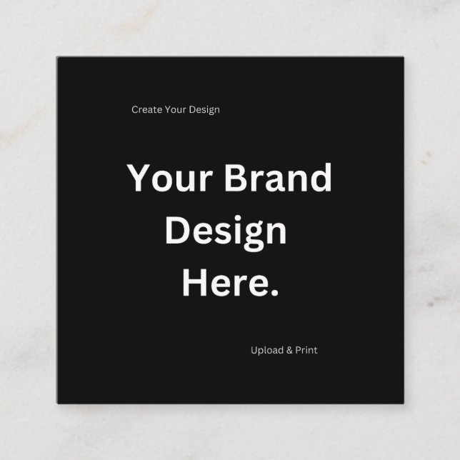 Create Your Own Design and Print Calling Card (Front)