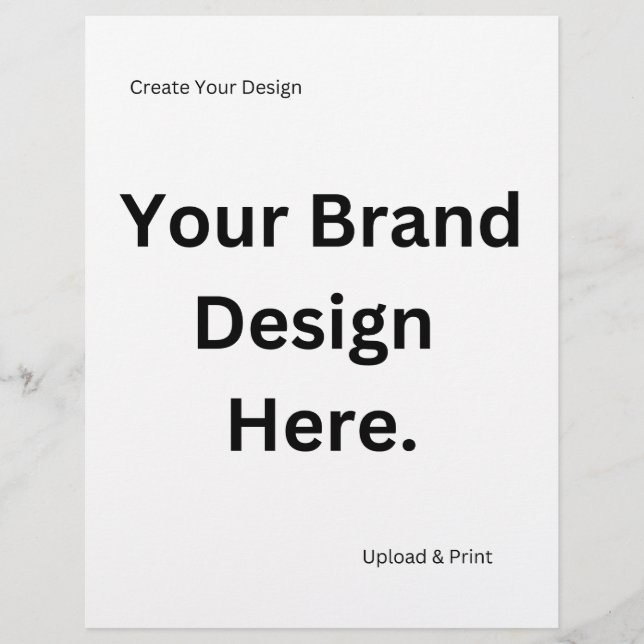 Create Your Own Design and Print Custom Letterhead (Front)