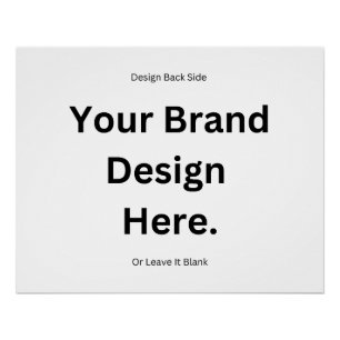 Create Your Own Design and Print Glossy Poster