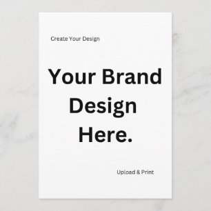 Create Your Own Design and Print Menu
