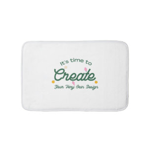 Create your own design bath mat