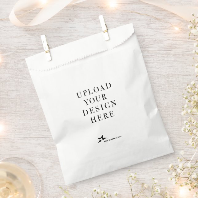 Create Your Own Design Favour Bag (Clipped)