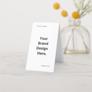 Create Your Own Design Folded Appointment Card