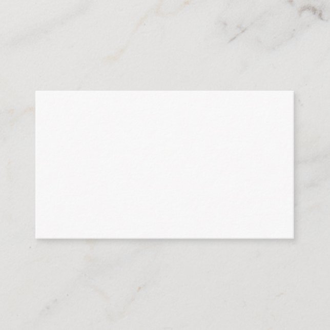 Create Your Own Design Light White Matte Business Card (Front)
