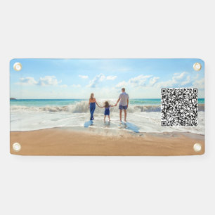 Create Your Own Design Photo Banner with QR Code