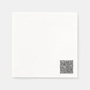 Create Your Own Design QR Code Napkins Example