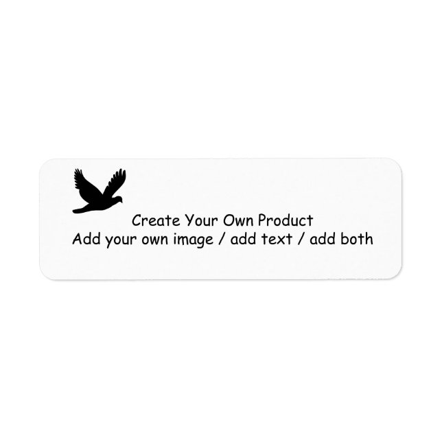 Create your own design return address label (Front)