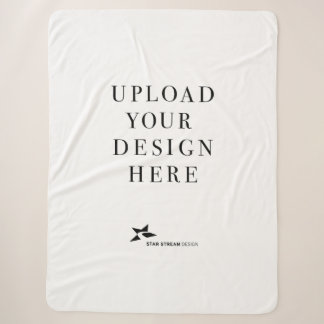 Create Your Own Design Sherpa Blanket