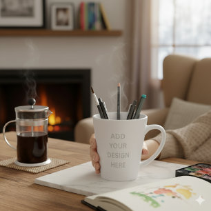 Create Your Own Design Small 12oz Latte Mug