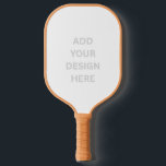 Create Your Own Design Tan Pickleball Paddle<br><div class="desc">Create Your Own Tan Carbon Fibre Pickleball Paddle. Play in style with this Create Your Own Design Carbon Fibre Pickleball Paddle. Lightweight, strong, and built for performance, this paddle is perfect for casual players and competitive athletes alike. Customise it with your own artwork, logo, text, or photo to create a...</div>