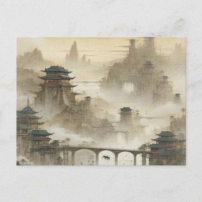 Create Your Own Design Vintage custom picture Postcard (Front)