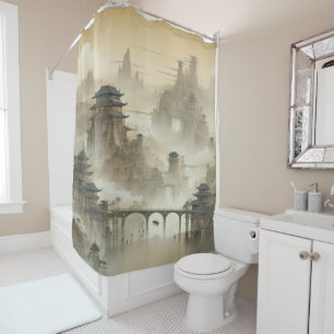 Create Your Own Design Vintage custom picture Shower Curtain