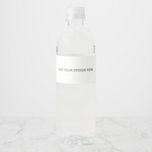 Create Your Own Design Water Bottle Label