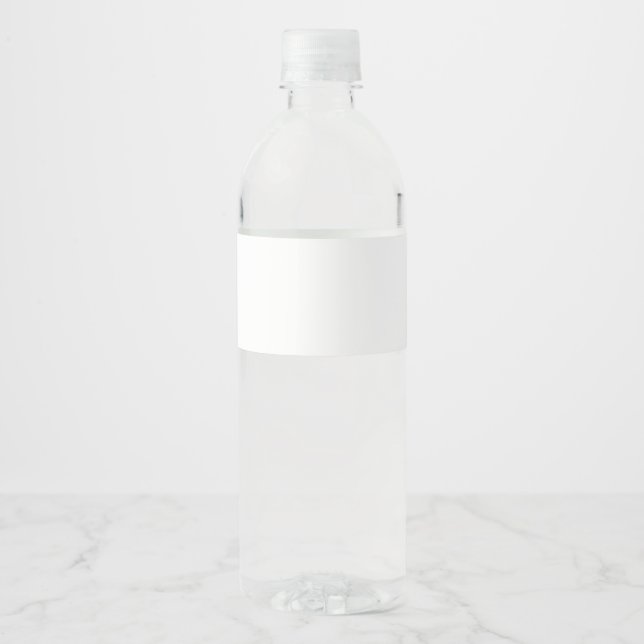 Create Your Own Design Water Bottle Label (Front)
