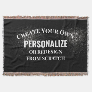 Create Your Own - Design Your Own Custom Throw Blanket