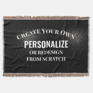 Create Your Own - Design Your Own Custom Throw Blanket