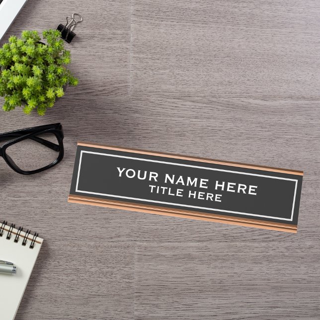 Create your own desk name plate (Creator Uploaded)