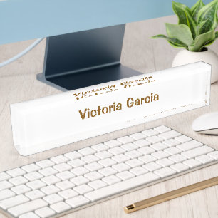 Create Your Own Desk Nameplate
