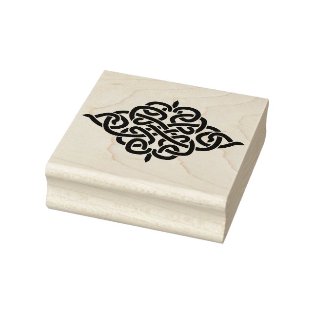 Create Your Own Diamond Shaped Celtic Knot Rubber Stamp (Stamp)