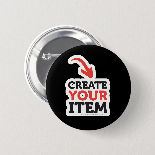 CREATE-YOUR-OWN DIY Custom design bachelor Pin (Front & Back)