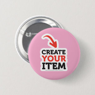 CREATE-YOUR-OWN DIY Custom design bachelorette 6 Cm Round Badge