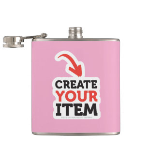 CREATE-YOUR-OWN DIY Custom design bachelorette Hip Flask