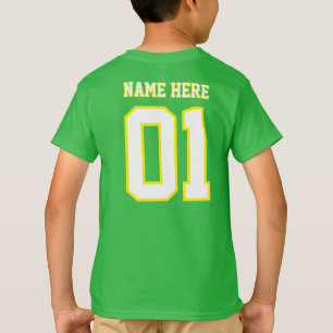 CREATE-YOUR-OWN DIY Custom design Boys Team Number T-Shirt