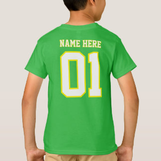 CREATE-YOUR-OWN DIY Custom design Boys Team Number T-Shirt