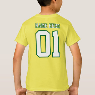 CREATE-YOUR-OWN DIY Custom design Boys Team Number T-Shirt