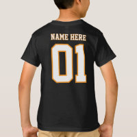 CREATE-YOUR-OWN DIY Custom design Boys Team Number