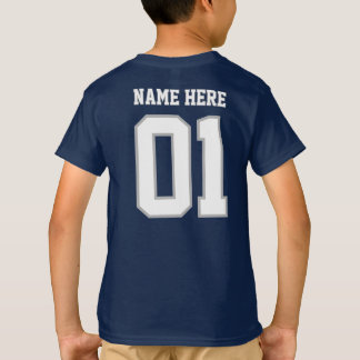 CREATE-YOUR-OWN DIY Custom design Boys Team Number T-Shirt