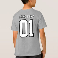 CREATE-YOUR-OWN DIY Custom design Boys Team Number