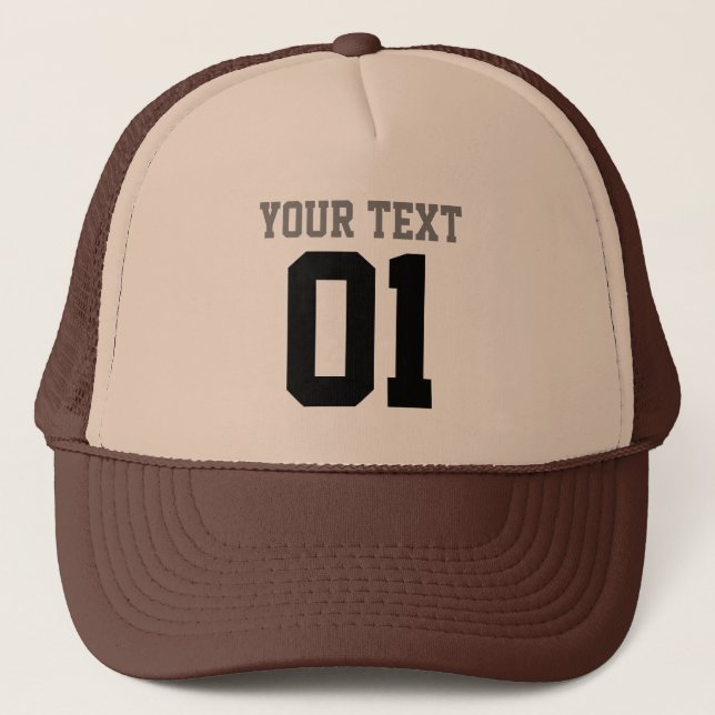 CREATE-YOUR-OWN DIY Custom Print Bachelor Party Trucker Hat (Front)