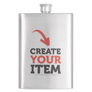 CREATE-YOUR-OWN DIY Custom upload design Bachelor Hip Flask