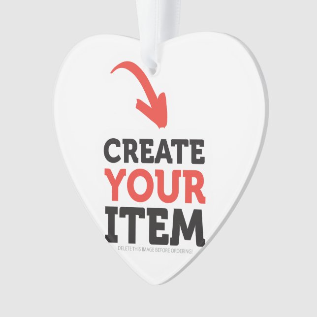 CREATE-YOUR-OWN DIY Custom upload design Wedding Ornament (Front)