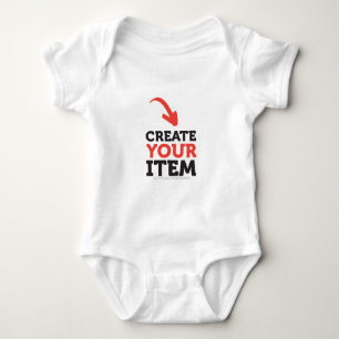 CREATE-YOUR-OWN DIY Custom upload your design Baby Bodysuit