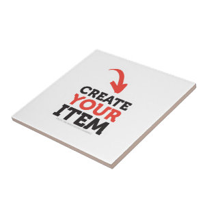 CREATE-YOUR-OWN DIY Custom upload your design Ceramic Tile