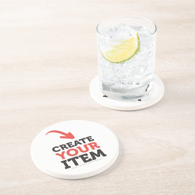 CREATE-YOUR-OWN DIY Custom upload your design Coaster (Side)